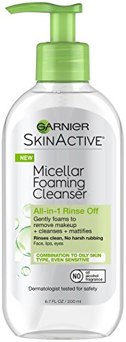 Garnier SkinActive Micellar Foaming Face Wash, For Oily Skin, 6.7 fl oz