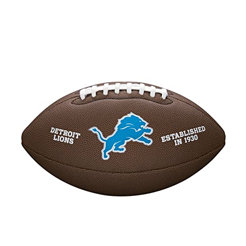 NFL Team Logo Composite Football, Official - Detroit Lions