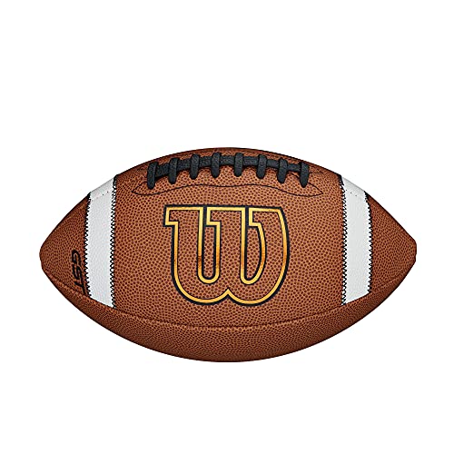 Wilson GST Composite Football - Official Size, Tan