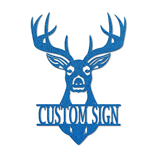 Deer Head Custom Metal Sign