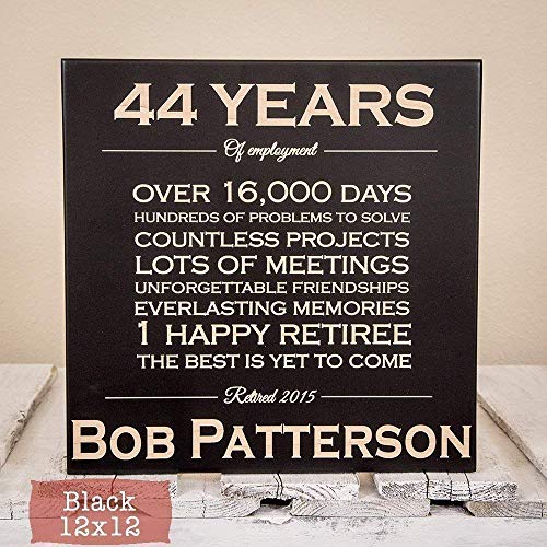 Personalized Retirement Gift | Wood Engraved Retirement Gift | Retirement Gifts for Men | Retirement Gifts for Women | Corporate Retirement Gift | Retirement Sign Home Decor | Custom Retirement Gift