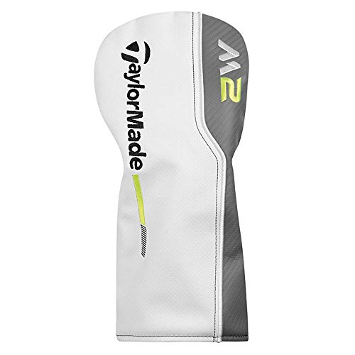 NEW 2017 TaylorMade M2 White/Grey/Lime Green Leather Driver Headcover