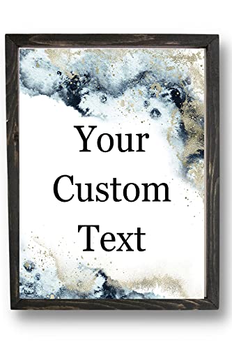 Schafer Art Studio - Custom Words Text Canvas Print, Personalized Wall Art for Your Home, Font choices, Wedding Vows, Song lyric, Poems Art