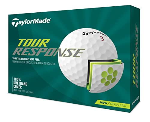 Taylor Made Unisex's Tour Response Golf Ball, White, One Size