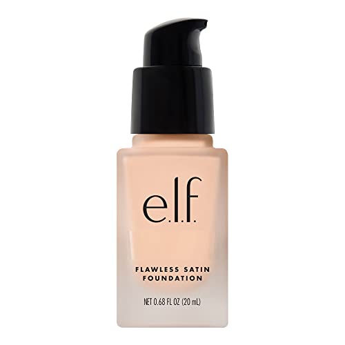 e.l.f. Flawless Finish Foundation, Lightweight & Medium Coverage, Semi-Matte Finish, Swan, 0.68 Fl Oz (20mL)