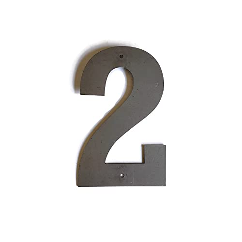 Steel Metal Letters and Numbers A through Z and 0 through 9 Height Four to Twelve Inches Tall (Eight Inches Tall, 2, Raw, Unfinished Steel)