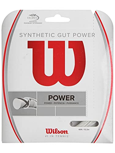 Wilson Synthetic Gut Power 16 Tennis String - Set, Purple