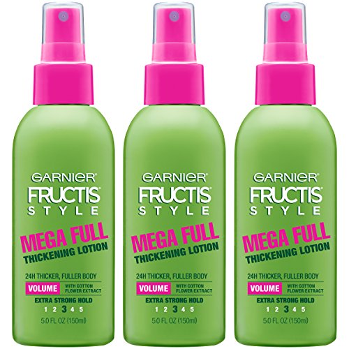 Garnier Fructis Style Mega Full Thickening Lotion, 5.0 Oz, 3 Count (Packaging May Vary)