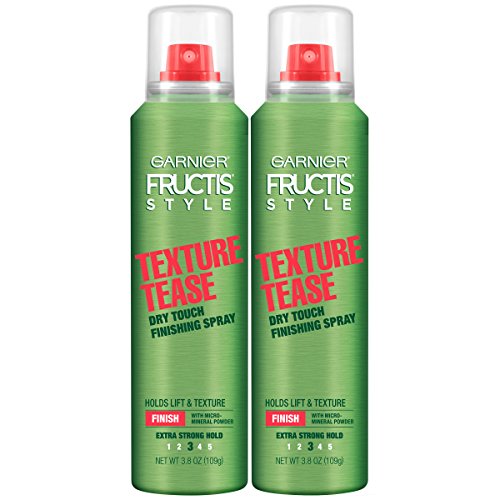 Garnier Fructis Style Texture Tease Dry Touch Finishing Spray, 3.8 Oz, 2 Count (Packaging May Vary)