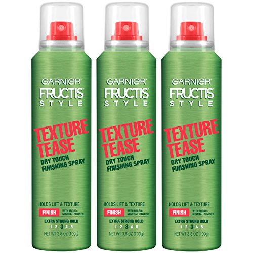 Garnier Hair Care Fructis Style Texture Tease Dry Touch Finishing Spray, 3.8 Ounce (Pack of 3)