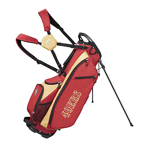 Wilson NFL Golf Bag - Cart, San Francisco, Red, 2020 Model