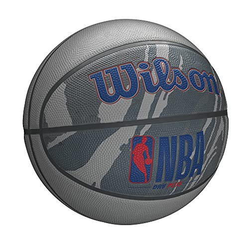 WILSON NBA DRV Series Basketball - DRV Plus, Granite Grey, Size 5 - 27.5"