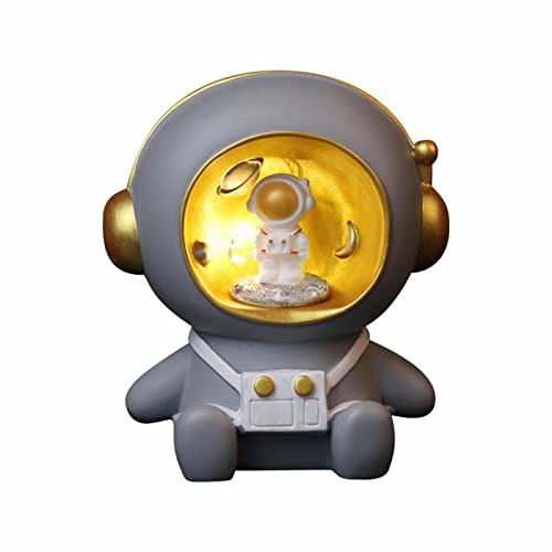 Boping Store Night Lights Lamp Astronaut Night Light for Kids LED Spaceman Desktop Creative Light for Bedroom Gaming Room Great Gift for Children Boys Girls Christmas Present