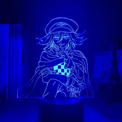 3D Night Light for Kids,Danganronpa Led Kokichi Oma Lamp for Home Decoration Child Danganronpa Acrylic Table Lamp Kokichi Oma for Birthday/Xmas Gift