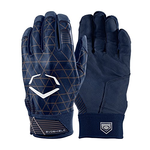 EvoShield EvoCharge Protective Batting Gloves - Small, Navy