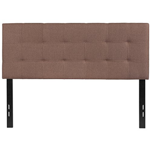 Flash Furniture Bedford Tufted Upholstered Full Size Headboard in Camel Fabric