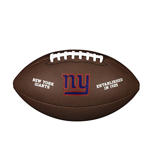 NFL Team Logo Composite Football, Official - New York Giants