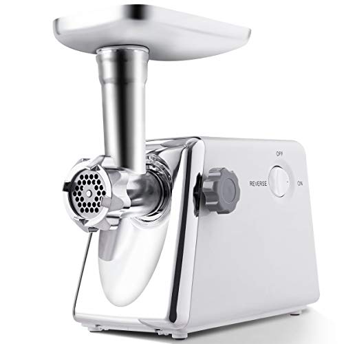 COSTWAY 1300 Watt Electric Industrial Meat Grinder Us Stock Steel, MEDIUM, White