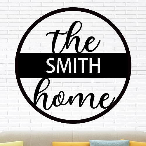 Personalized Name Metal Signs |Metal Name Sign | Split Letter Monogram | Outdoor Family Name Sign For Front Porch| Last Name Sign| Wedding Gift | Couple Gift | Housewarming Couples Gift