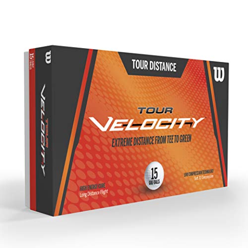 Wilson Sporting Goods Tour Velocity Accuracy 15-Ball Pack, White