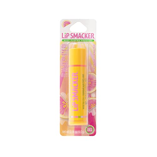 Lip Smacker Flavored Lip Balm, Pink Lemonade Flavor, Clear, For Kids, Men, Women, Dry Kids