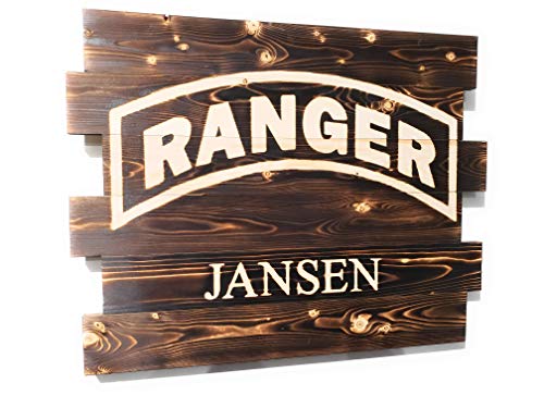 US Army Ranger Rustic Sign