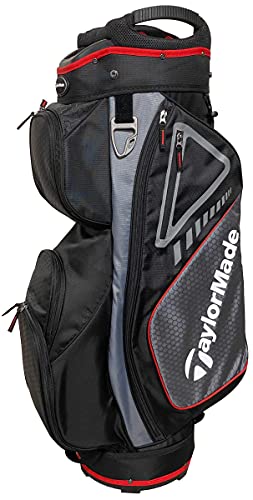 TaylorMade Select ST Cart Bag, Red/Black