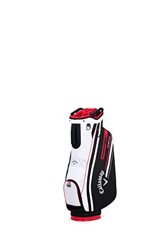 Callaway Golf Chev 14 Cart Bag (White/Black/Fire)