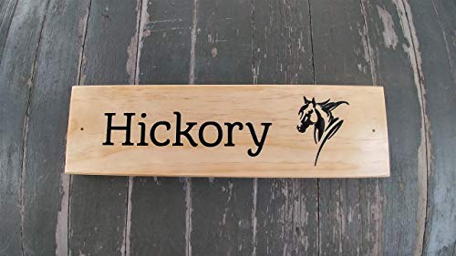 Custom Horse Stall Sign, Horse Name Plate, Stall Barn Personalized Wood Sign, Stable Sign, Ranch Sign