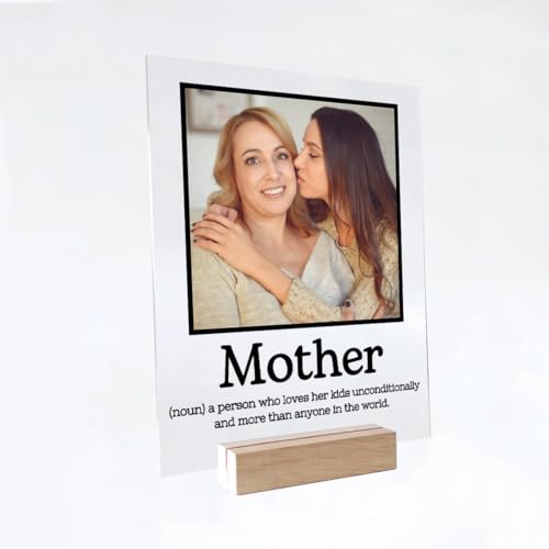 Custom Photo Print Plaque – Acrylic Custom Gift Photo Wedding Gift Photo Frame Gift for Her Gifts for Mom Christmas Gift Thanksgiving Gift New Year Gift