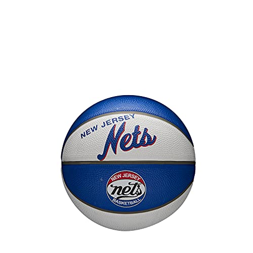 WILSON NBA Team Retro Mini Basketball - Brooklyn Nets