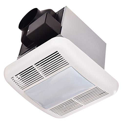 COSTWAY Ceiling Mounted Exhaust Fan for Home Bathroom Air Ventilation w/Light (80 CFM)