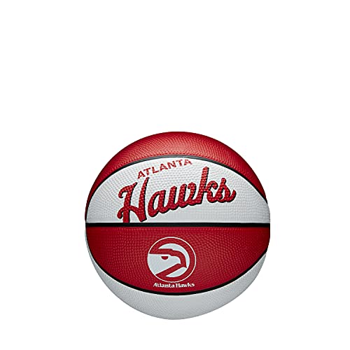 WILSON NBA Team Retro Mini Basketball - Atlanta Hawks