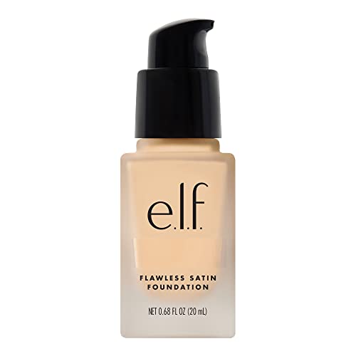 e.l.f. Flawless Finish Foundation, Lightweight & Medium Coverage, Semi-Matte Finish, Lily, 0.68 Fl Oz (20mL)