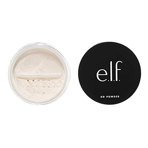 e.l.f. High Definition Powder, Loose Powder, Lightweight, Long-Lasting, Creates Soft Focus Effect, Masks Fine Lines & Imperfections, 0.28 Oz, Soft Luminance