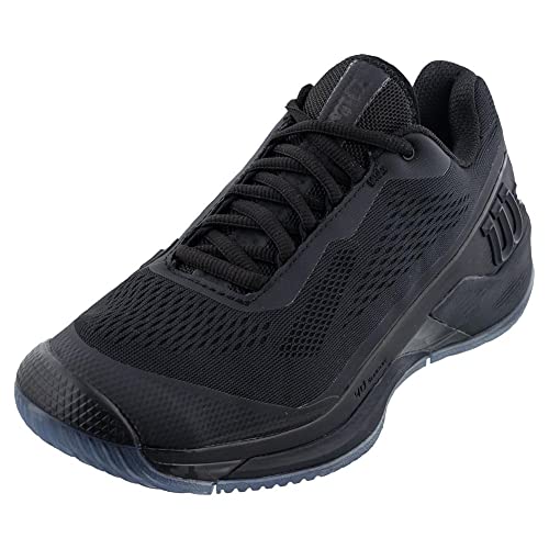 WILSON Rush Pro 4.0 Mens Tennis Shoes Black/Black/Black D Medium 13.0