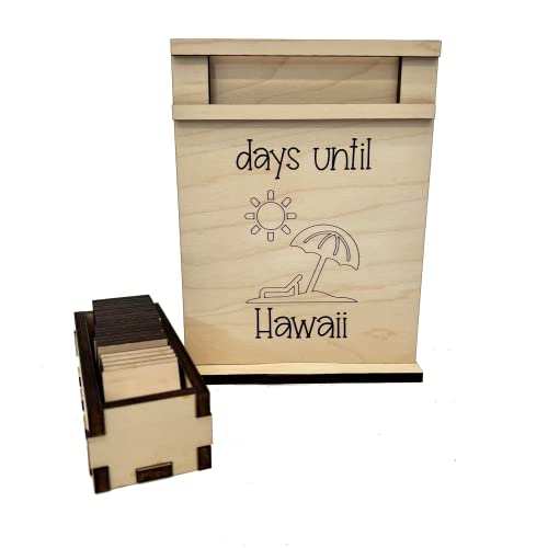 Wood Countdowns From Made By R And R (Hawaii)