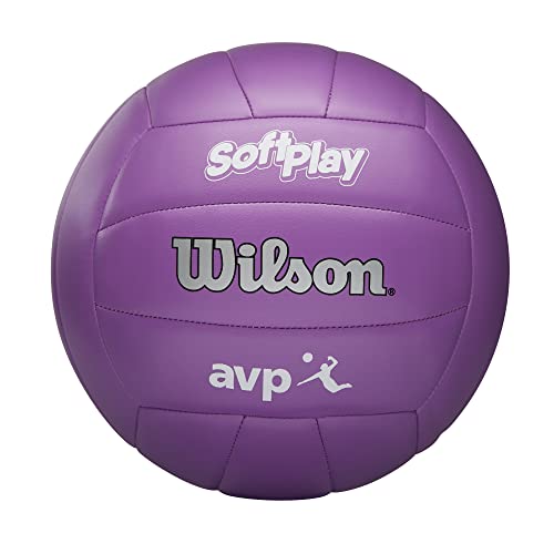 WILSON AVP Soft Play Volleyball - Official Size, Purple