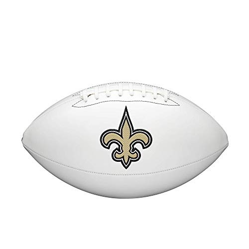 WILSON NFL Live Signature Autograph Football - Official Size, New Orleans Saints