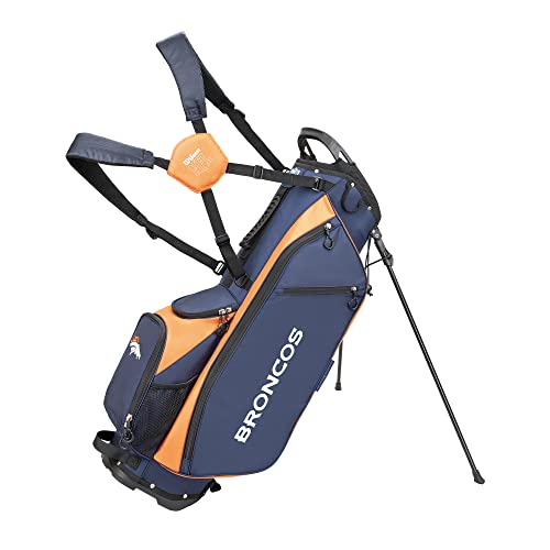 Wilson NFL Golf Bag - Carry, Denver, Orange, 2020 Model