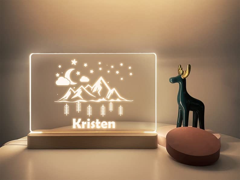 Custom Name Light Personalized Night Light Children's Night Light Baby Name Sign Lamp Nursery Room Gift for Kids Gift for Her