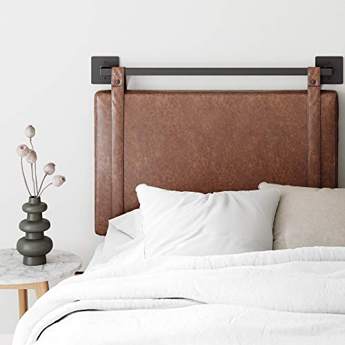 Nathan James Harlow Wall Mount Headboard, Twin, Brown