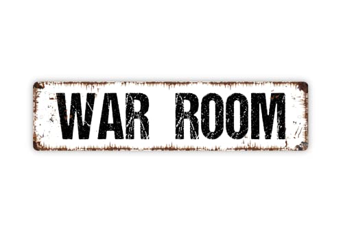 War Room Spiritual Prayer Warrior Custom Metal Street Sign Plaque