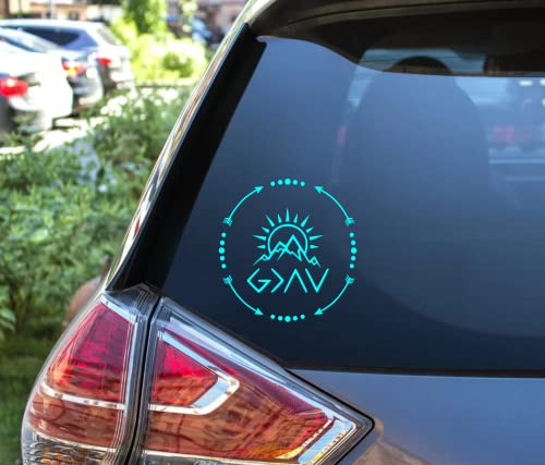 God Is Greater Than The Highs and the Lows Decal | Religious Decal | Christian Decal Car Decal | Laptop Decal | Inspirational Decal