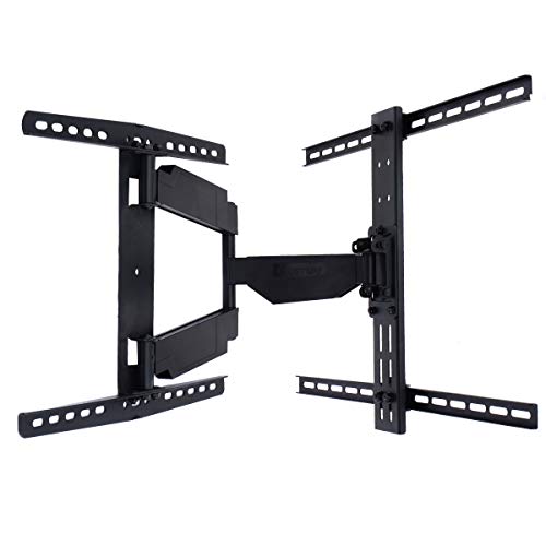 COSTWAY TV Wall Mount for Most 37"-70" LED LCD Plasma Flat Screen Monitor up to 88 lb VESA 600x400 with Motion Swivel
