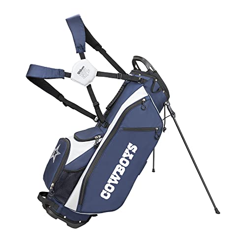 Wilson NFL Golf Bag - Cart, Dallas Blue 2020 Model