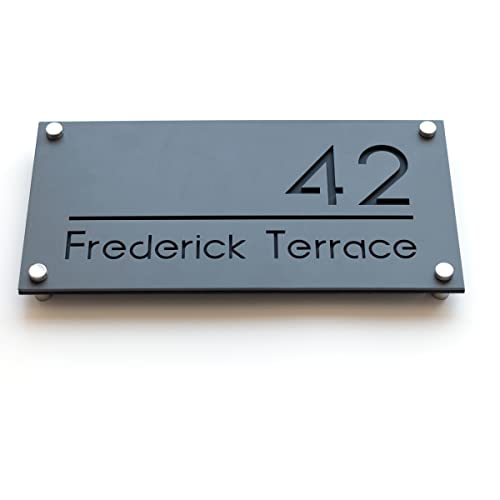 Aluminum Modern House Number for Outside, Address Number Plaque, Custom Address Sign,Personalized Sign