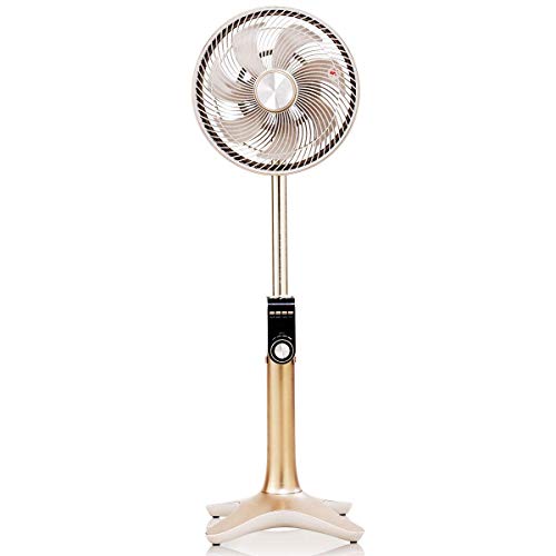 COSTWAY Oscillating Pedestal Fan, Low Noise, 12-inch Stand Fan Adjustable Fan with Remote Control for Home and Office (12")