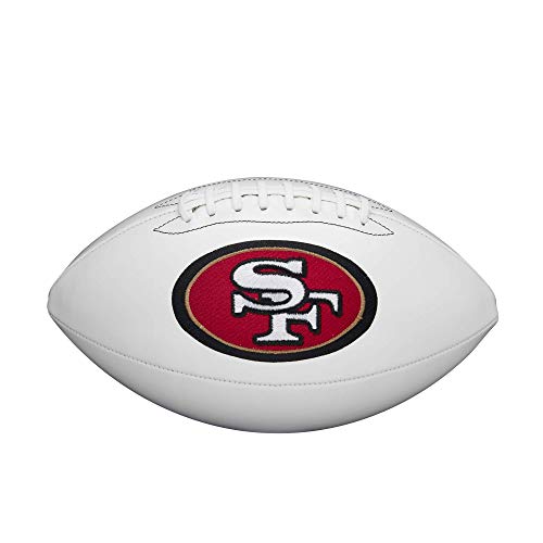 WILSON NFL Live Signature Autograph Football - Official Size, San Francisco 49ers