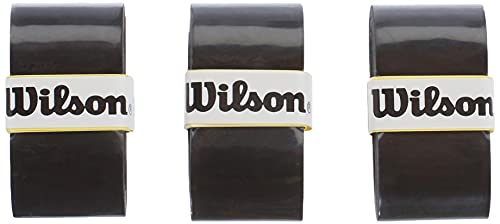 WILSON Pro Comfort Tennis Racket Overgrip Pro Comfort, Black, Pack of 3